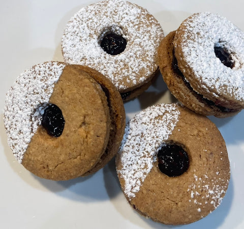 Linzer Cookies (dozen)